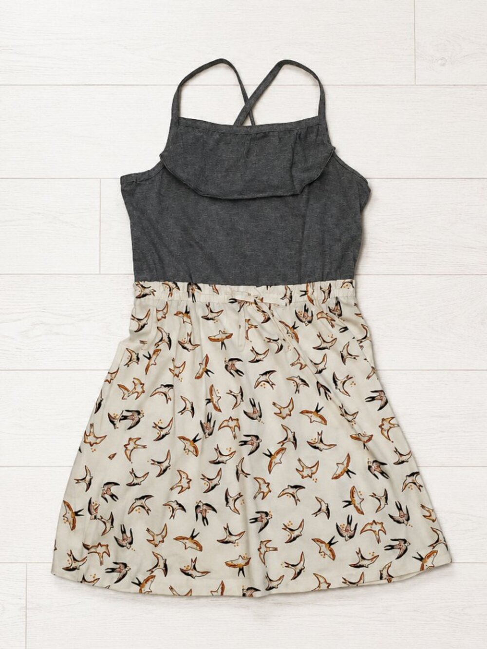 NWT Hanna Andersson Bird Dress Size 130 (US 8)
